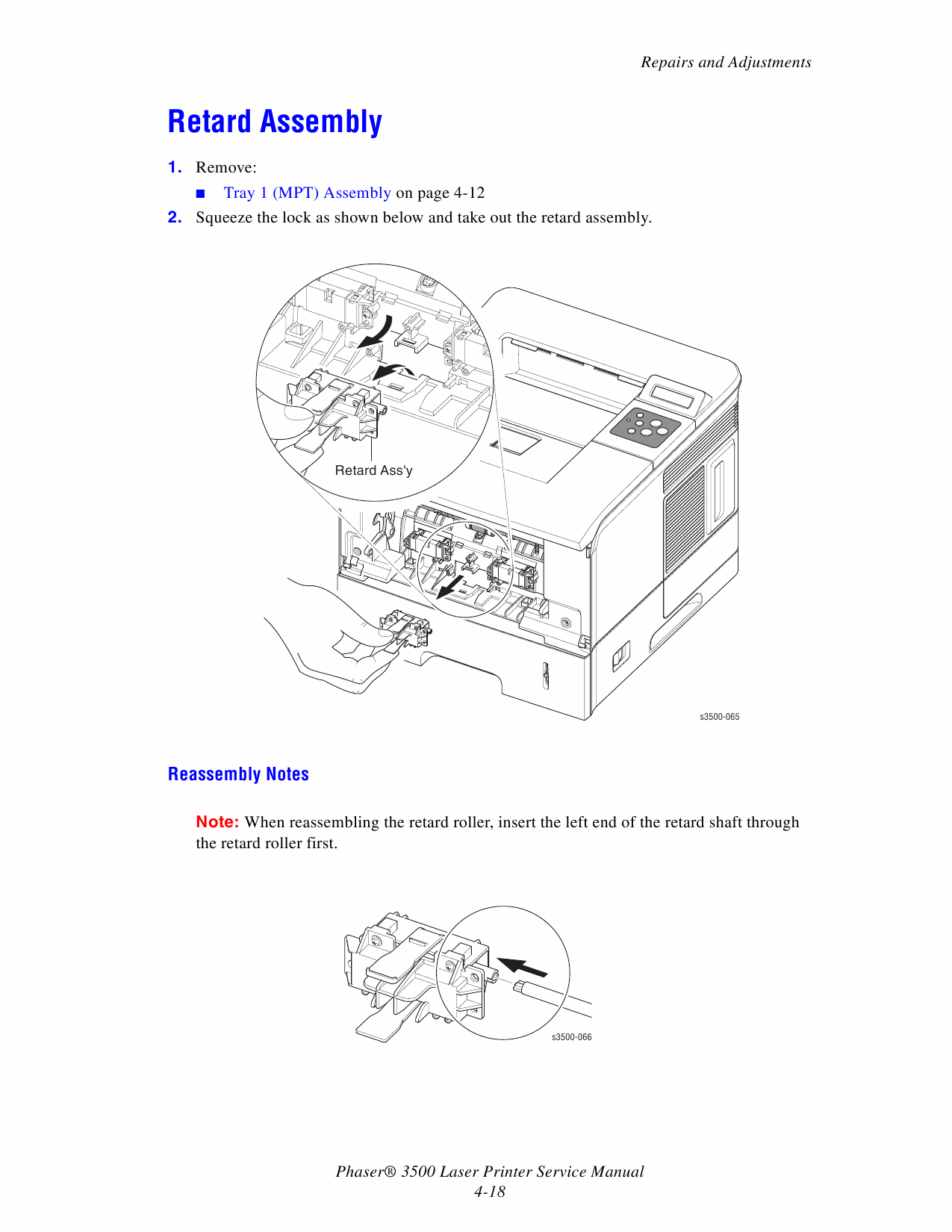 Xerox Phaser 3500 Parts List and Service Manual-3